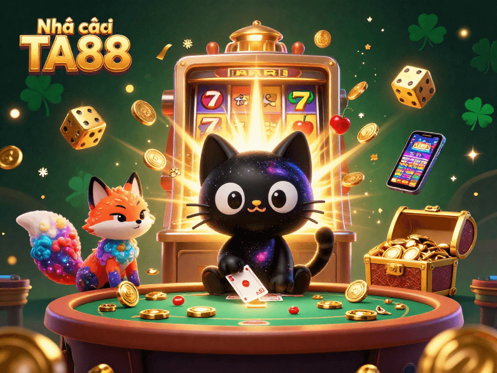 Engage with Nhà cái TA88 at a cosmic casino where luck beams with swirling energies and vibrant gameplay.