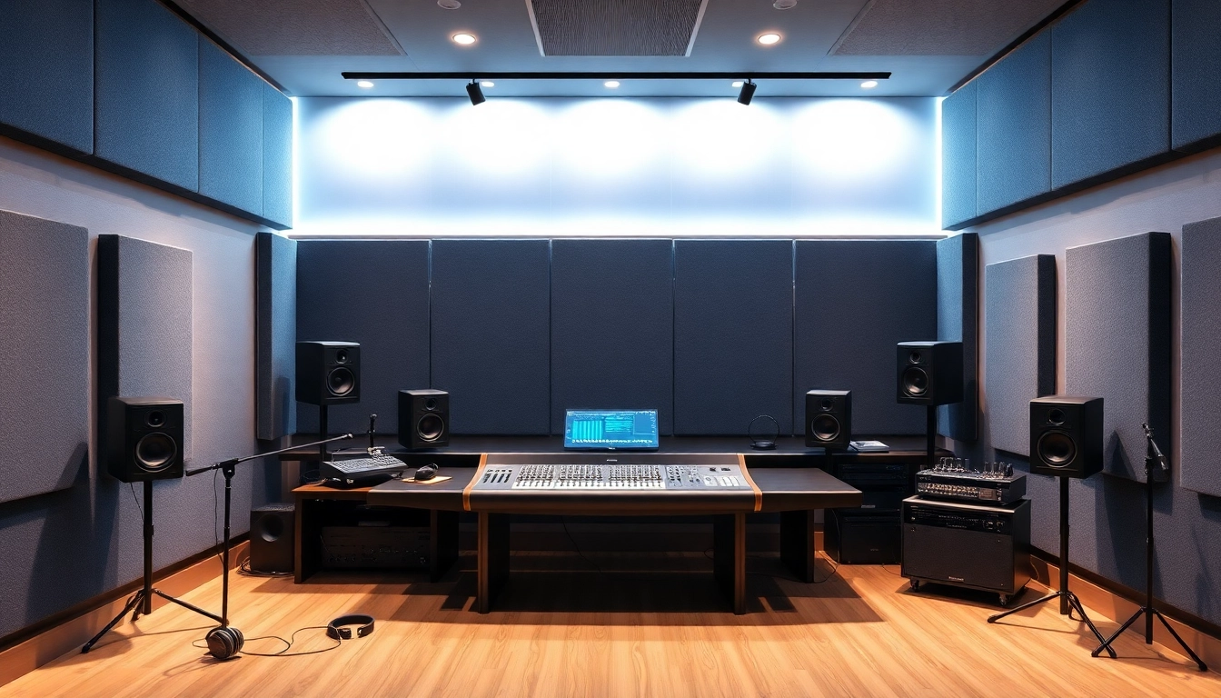 Elevate your sound with online audio mastering in a professional studio environment.