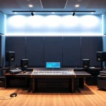 Elevate your sound with online audio mastering in a professional studio environment.