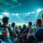 Socolive.network offers an exhilarating live football streaming experience, showcasing engaged fans on multiple devices.