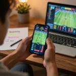 Experience F168 online sports betting with live odds on a smartphone, showcasing strategic gameplay.