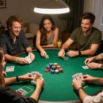 Chơi poker với bạn bè trong một đêm ấm cúng bằng cách sử dụng chiến lược Sun Win để tối đa hóa sự phấn khích.