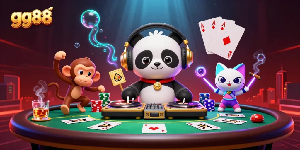 Engage in exciting gameplay at gg88 with vibrant characters and dynamic casino elements.