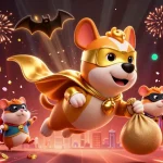Experience the excitement of the best mobile casino with our superhero dog and vibrant game elements!