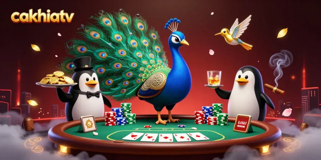 Experience high-quality live sports with cakhiatv featuring vibrant characters and dynamic gaming elements.